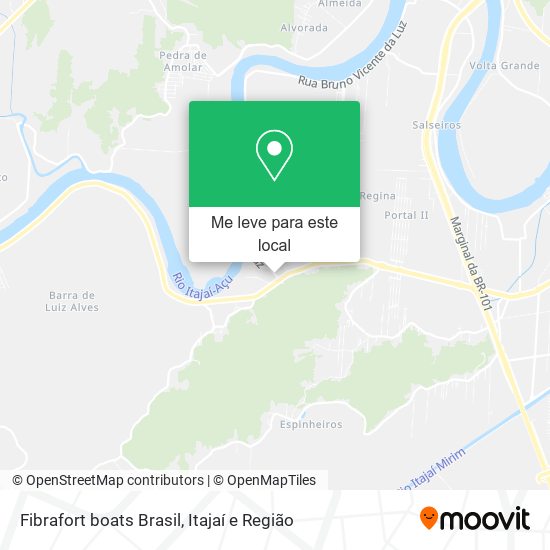 Fibrafort boats Brasil mapa