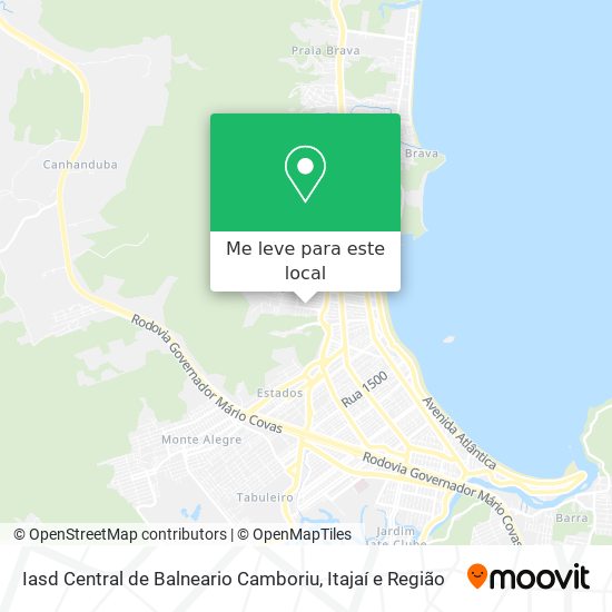 Iasd Central de Balneario Camboriu mapa