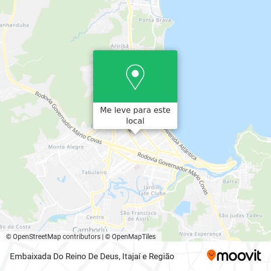 Embaixada Do Reino De Deus mapa