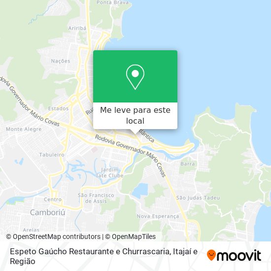 Espeto Gaúcho Restaurante e Churrascaria mapa