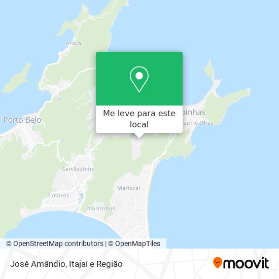 José Amândio mapa