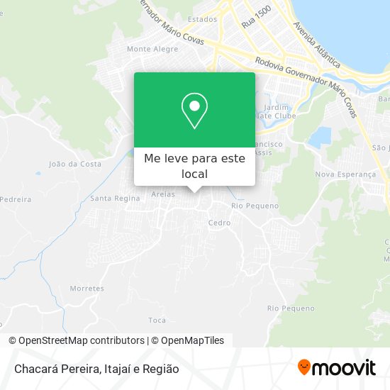 Chacará Pereira mapa