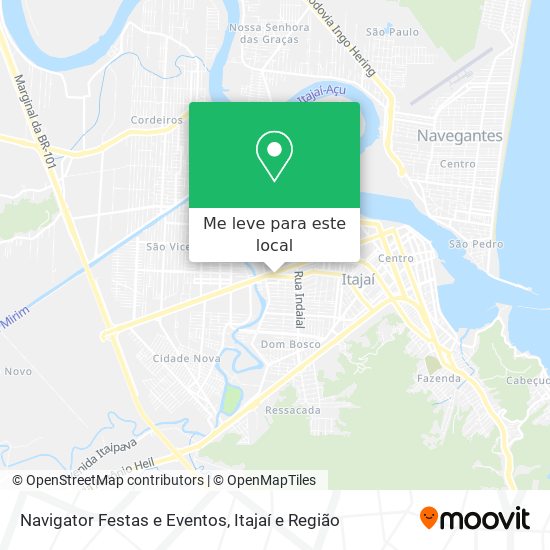 Navigator Festas e Eventos mapa