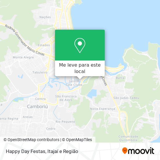 Happy Day Festas mapa