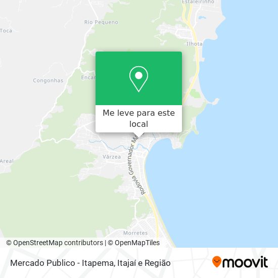 Mercado Publico - Itapema mapa