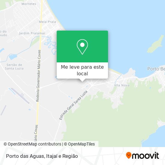 Porto das Aguas mapa