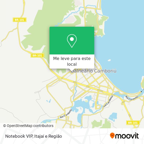 Notebook VIP mapa