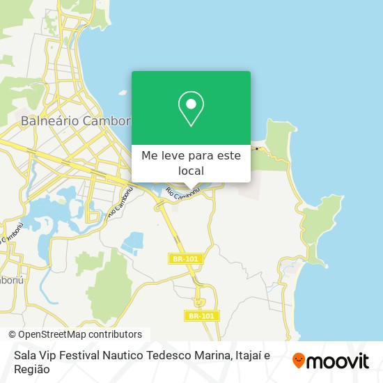 Sala Vip Festival Nautico Tedesco Marina mapa