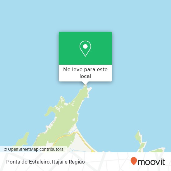 Ponta do Estaleiro mapa