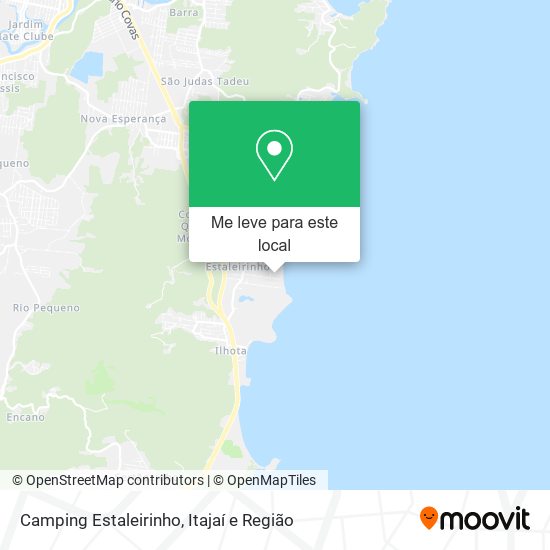 Camping Estaleirinho mapa