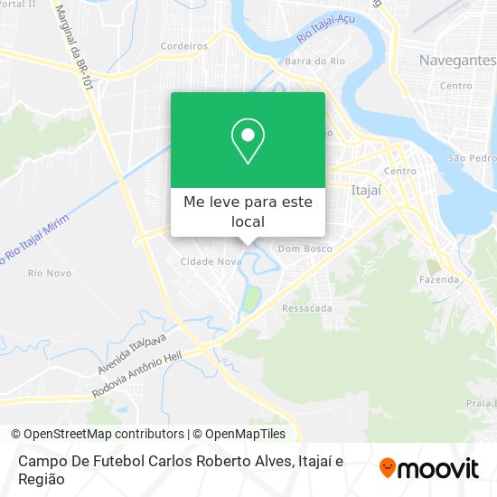 Campo De Futebol Carlos Roberto Alves mapa