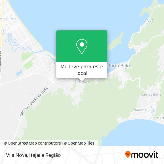 Vila Nova mapa