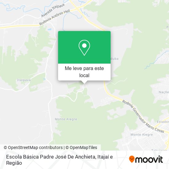 Escola Básica Padre José De Anchieta mapa