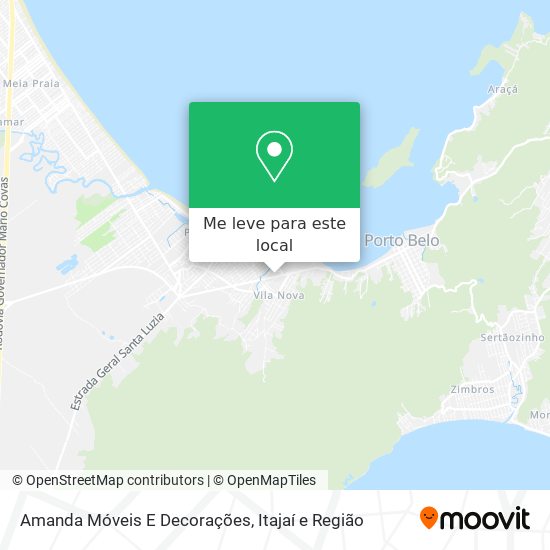 Amanda Móveis E Decorações mapa