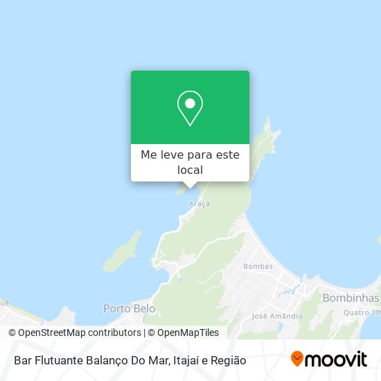 Bar Flutuante Balanço Do Mar mapa