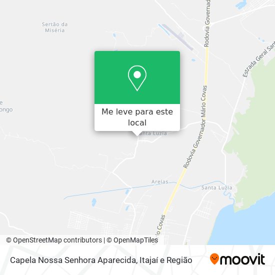 Capela Nossa Senhora Aparecida mapa