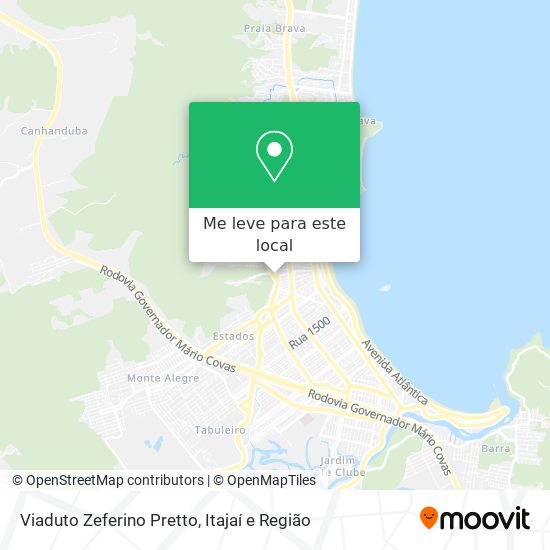 Viaduto Zeferino Pretto mapa