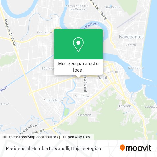 Residencial Humberto Vanolli mapa