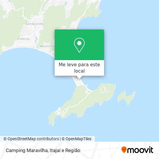 Camping Maravilha mapa