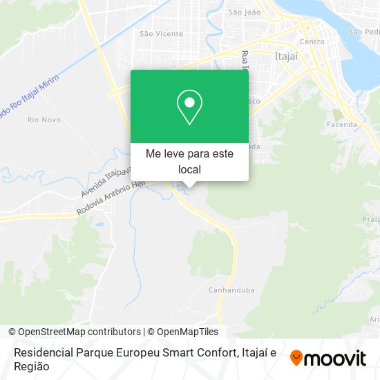 Residencial Parque Europeu Smart Confort mapa
