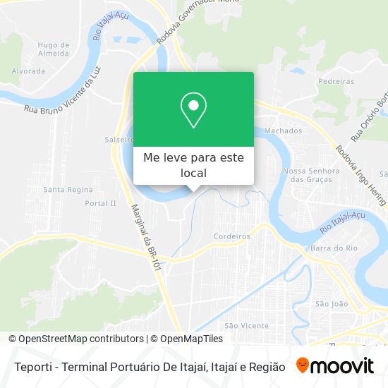 Teporti - Terminal Portuário De Itajaí mapa