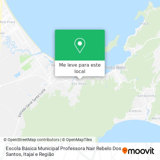Escola Básica Municipal Professora Nair Rebelo Dos Santos mapa