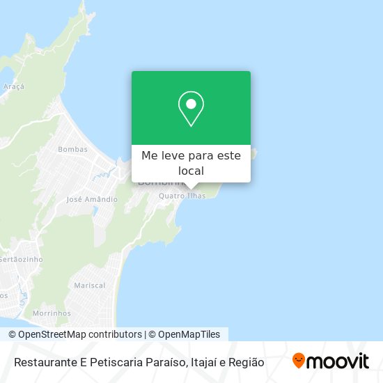 Restaurante E Petiscaria Paraíso mapa