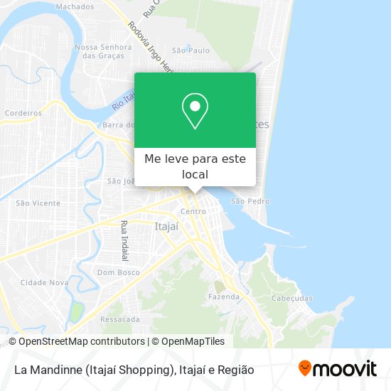 La Mandinne (Itajaí Shopping) mapa