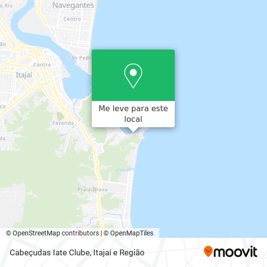 Cabeçudas Iate Clube mapa