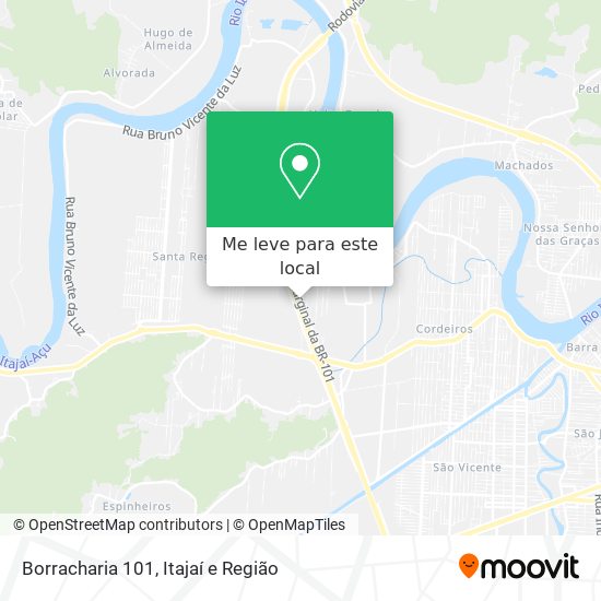 Borracharia 101 mapa