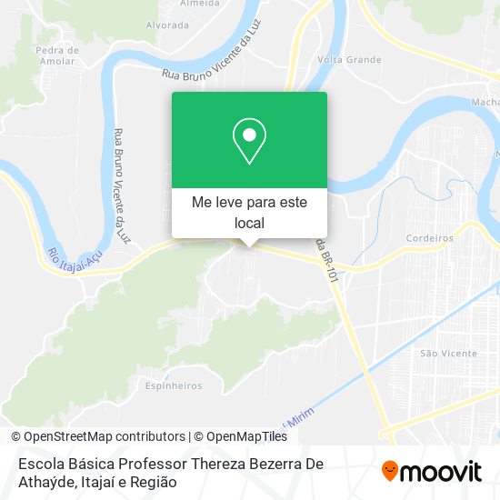 Escola Básica Professor Thereza Bezerra De Athaýde mapa