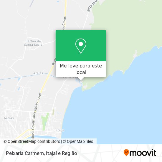 Peixaria Carmem mapa