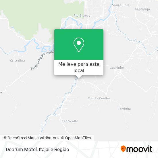 Deorum Motel mapa