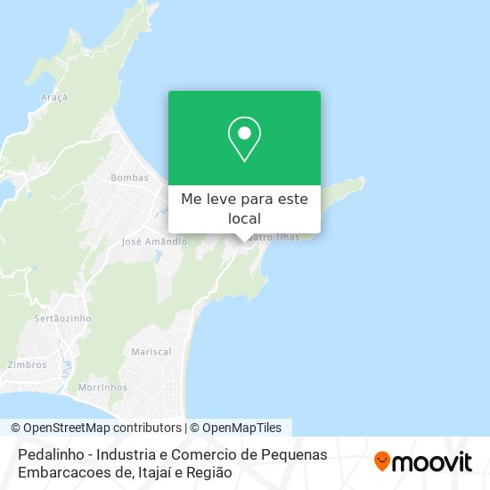 Pedalinho - Industria e Comercio de Pequenas Embarcacoes de mapa