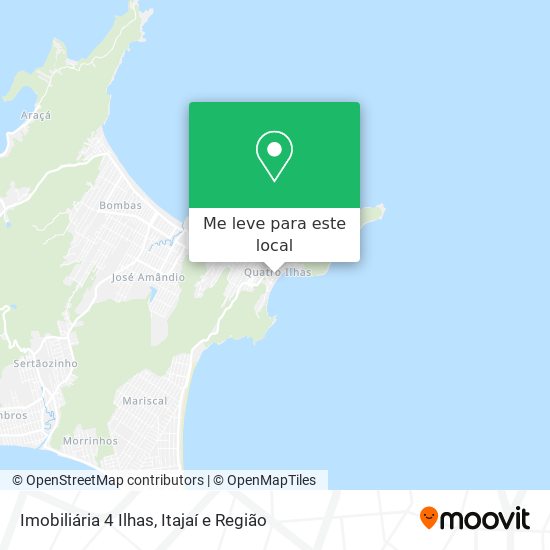 Imobiliária 4 Ilhas mapa