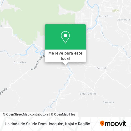 Unidade de Saúde Dom Joaquim mapa