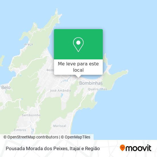 Pousada Morada dos Peixes mapa