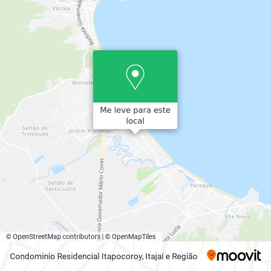 Condominio Residencial Itapocoroy mapa