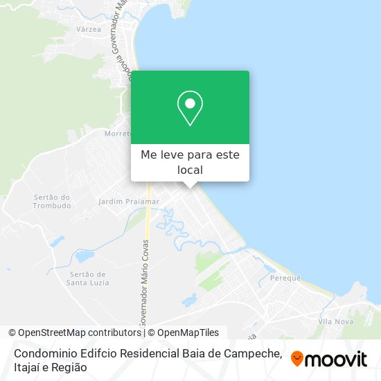 Condominio Edifcio Residencial Baia de Campeche mapa