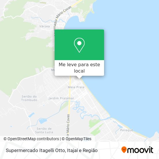 Supermercado Itagelli Otto mapa