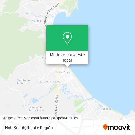 Half Beach mapa