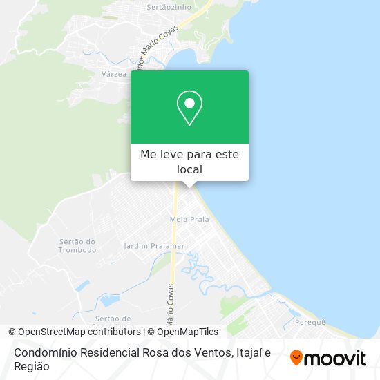 Condomínio Residencial Rosa dos Ventos mapa