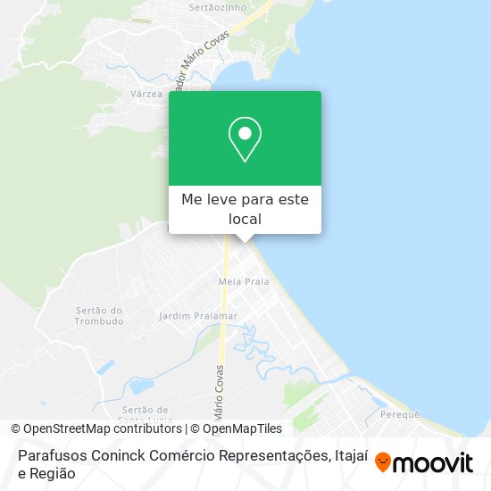 Parafusos Coninck Comércio Representações mapa