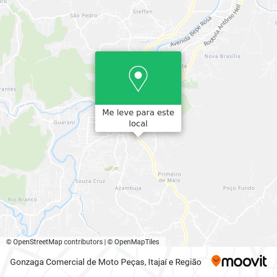 Gonzaga Comercial de Moto Peças mapa