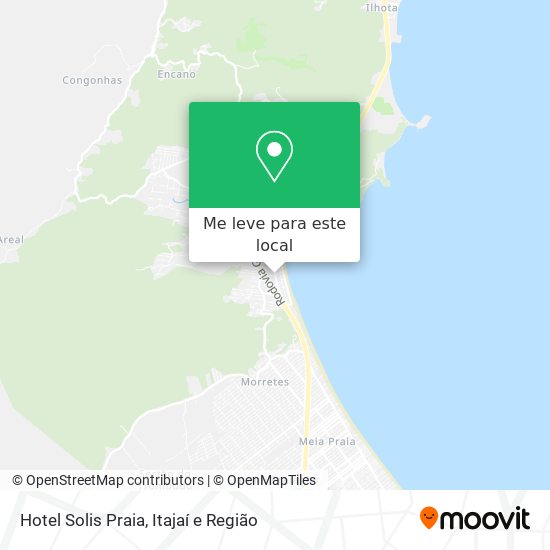 Hotel Solis Praia mapa