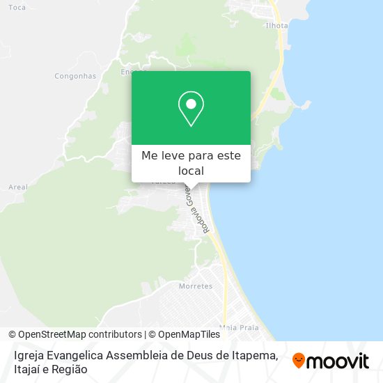 Igreja Evangelica Assembleia de Deus de Itapema mapa