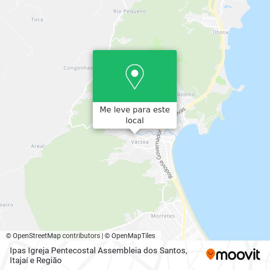 Ipas Igreja Pentecostal Assembleia dos Santos mapa