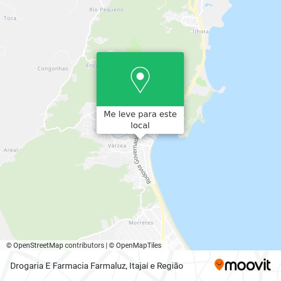 Drogaria E Farmacia Farmaluz mapa