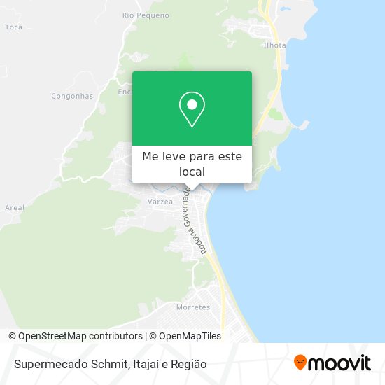 Supermecado Schmit mapa