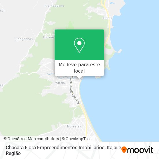 Chacara Flora Empreendimentos Imobiliarios mapa